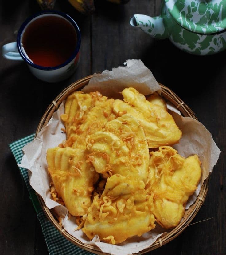 Pisang goreng kipas crispy